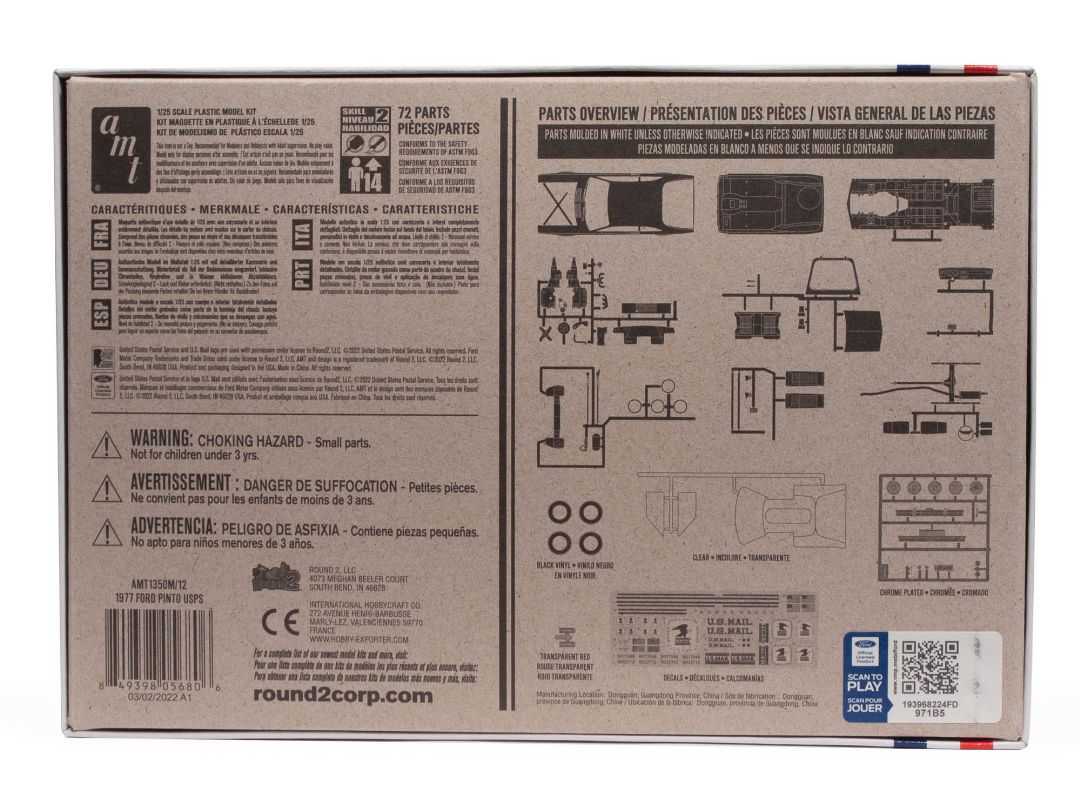 AMT 1/25 Scale 1977 Ford Pinto USPS