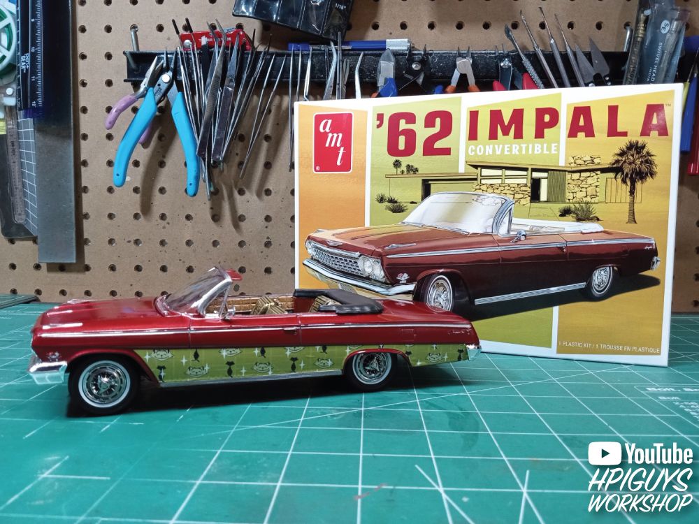 AMT 1/25 1962 Chevy Impala Convertible Model Kit (Level 2) - Click Image to Close