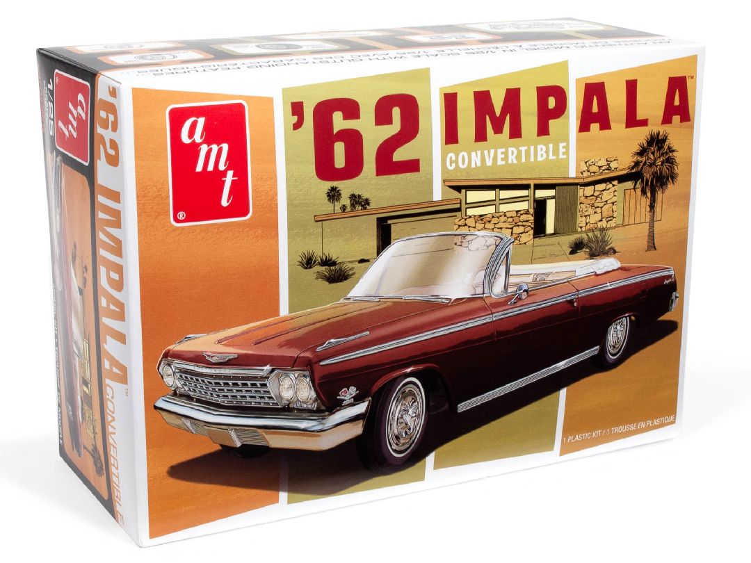 AMT 1/25 1962 Chevy Impala Convertible Model Kit (Level 2)