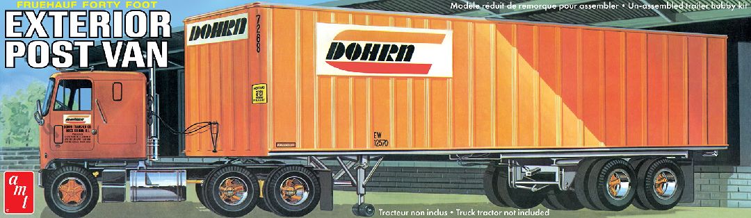 AMT 1/25 40' Fruehauf Exterior Post Trailer Dohrn - Click Image to Close