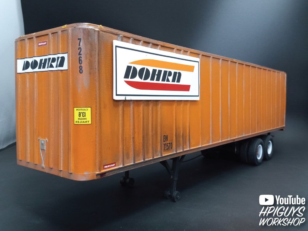 AMT 1/25 40' Fruehauf Exterior Post Trailer Dohrn - Click Image to Close