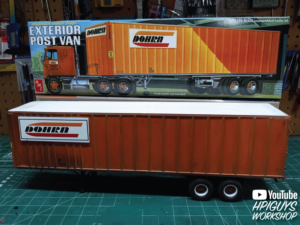 AMT 1/25 40' Fruehauf Exterior Post Trailer Dohrn - Click Image to Close