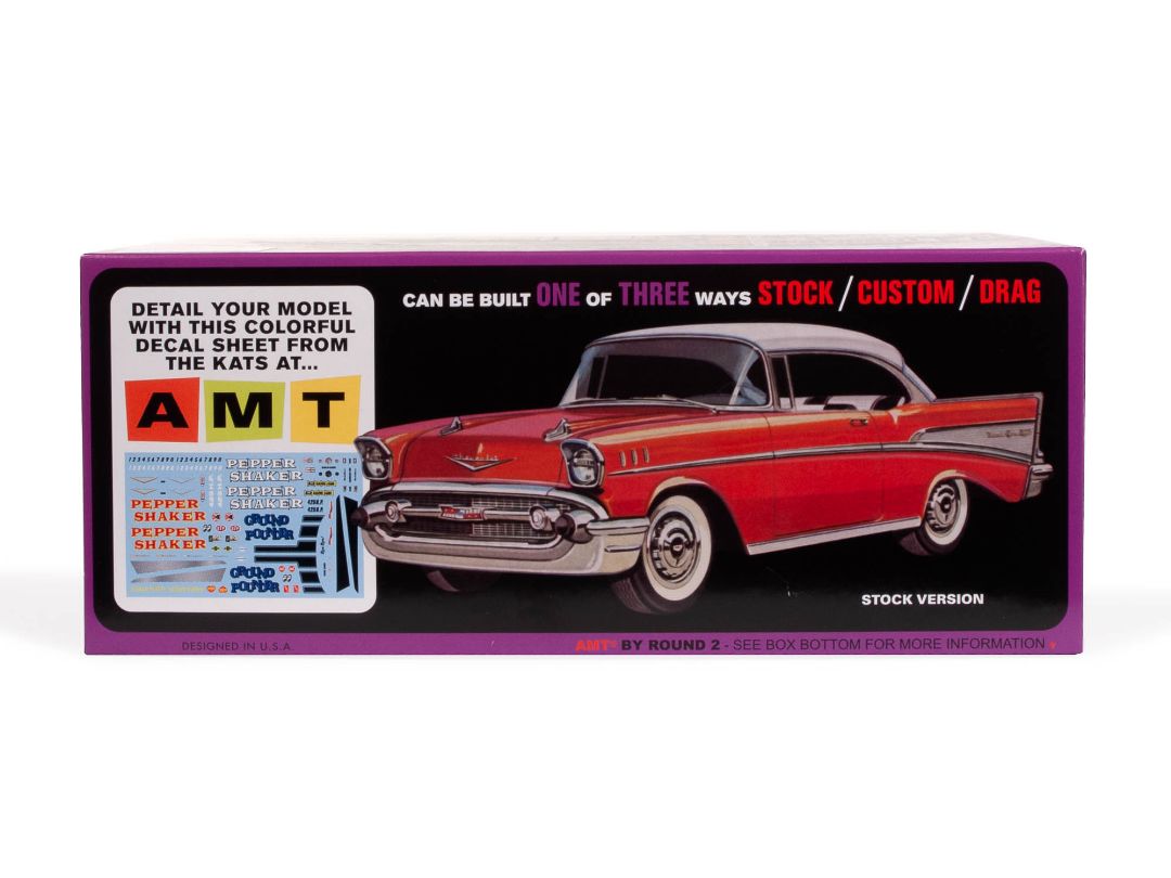 AMT 1957 Chevy Bel Air "Pepper Shaker" 1/25 (Level 2) - Click Image to Close