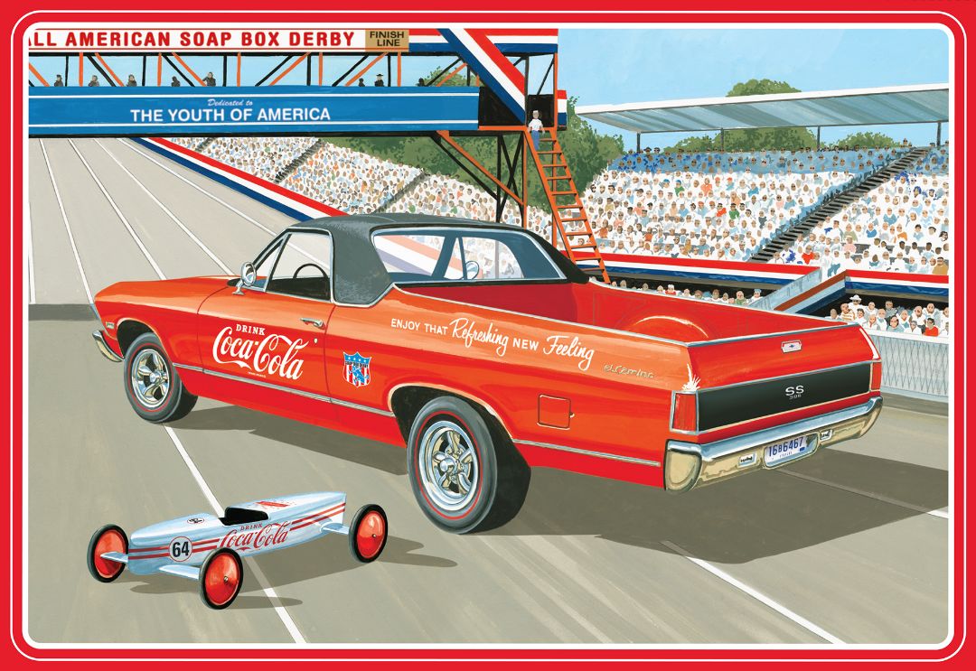 AMT 1968 Chevy El Camino SS (Coca-Cola) 1/25 (Level 3) - Click Image to Close