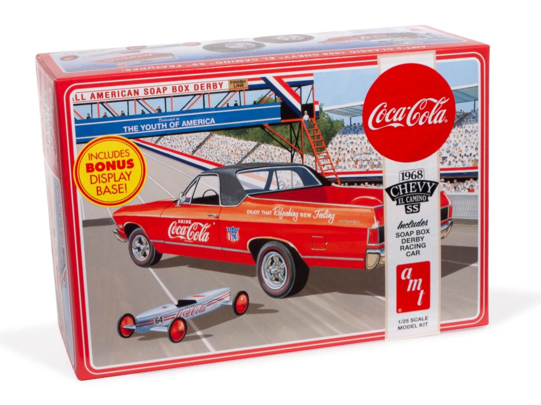 AMT 1968 Chevy El Camino SS (Coca-Cola) 1/25 (Level 3) - Click Image to Close