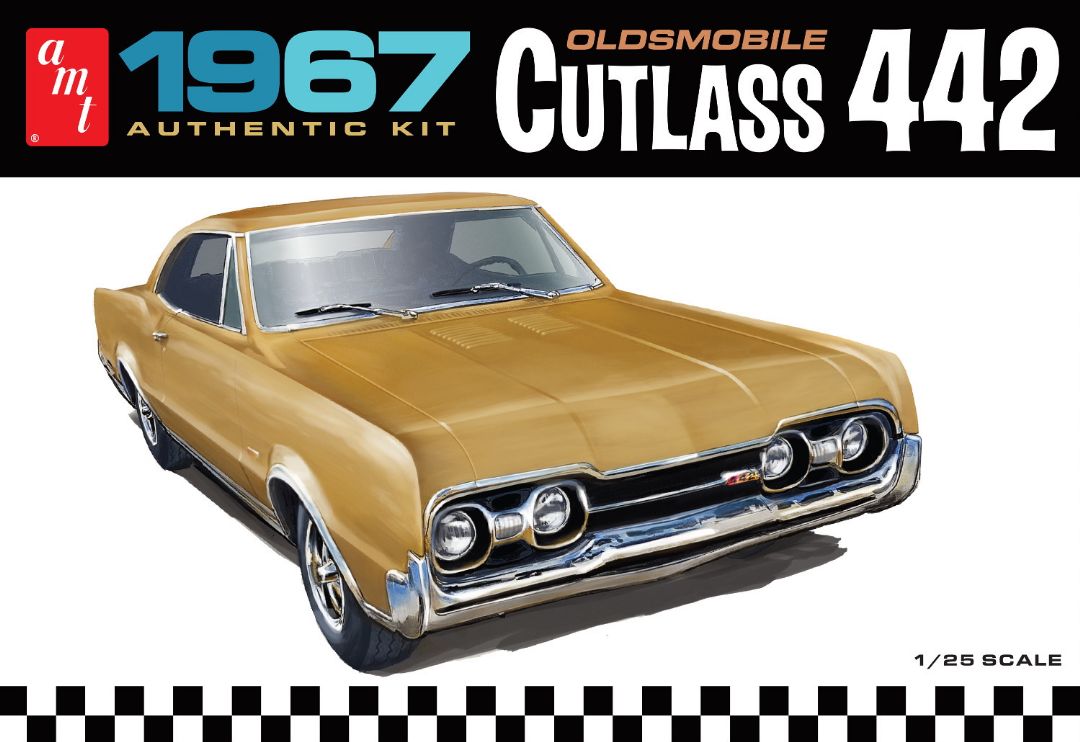 AMT 1967 Oldsmobile 442 1/25 Model Kit (Level 2) - Click Image to Close