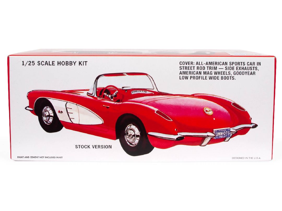 AMT 1/25 1960 Chevrolet Corvette Model Kit (Level 2)