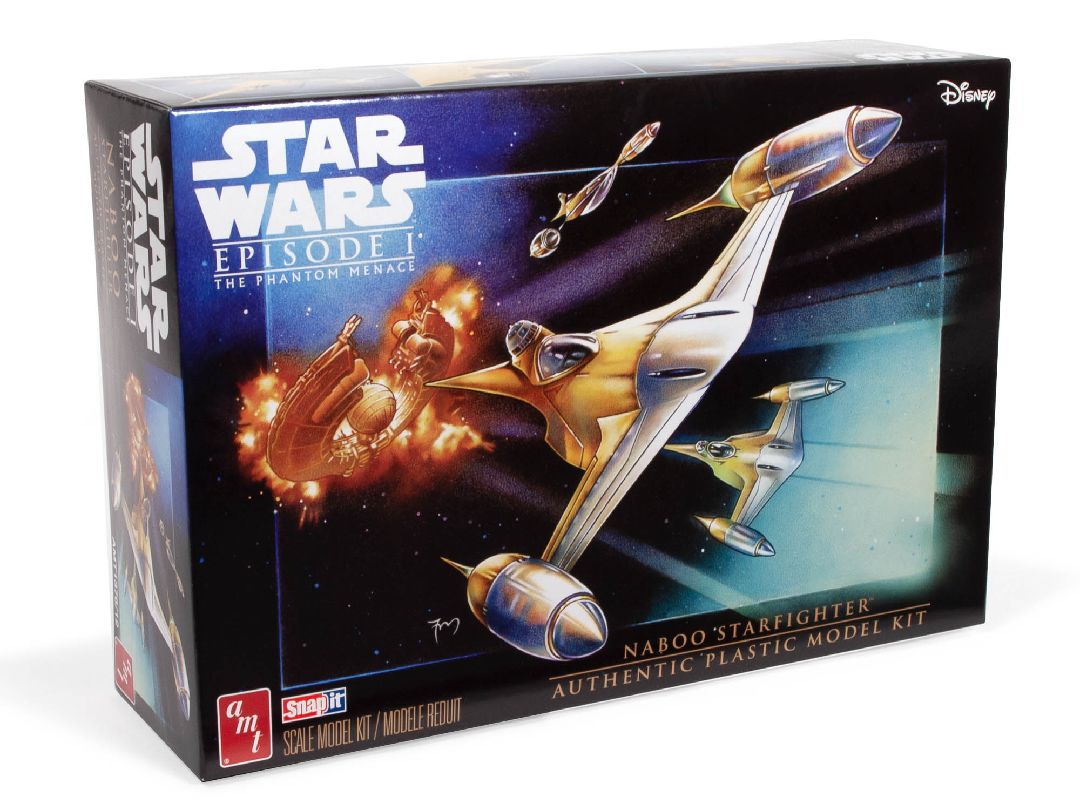 AMT 1/48 Star Wars: The Phantom Menace Naboo Starfighter - Click Image to Close