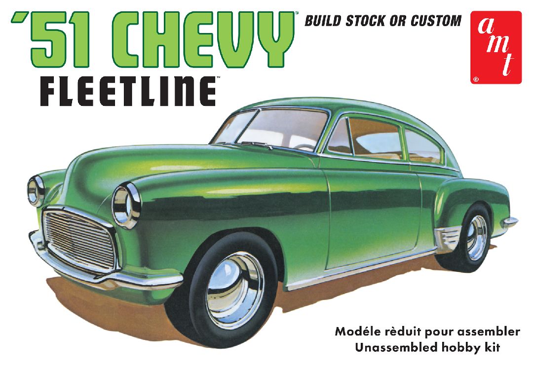 AMT 1/25 1951 Chevrolet Fleetline Model Kit (Level 2) - Click Image to Close