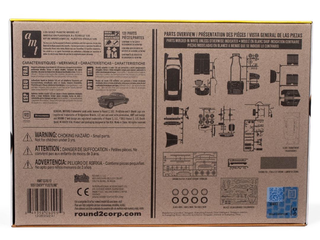 AMT 1/25 1951 Chevrolet Fleetline Model Kit (Level 2) - Click Image to Close