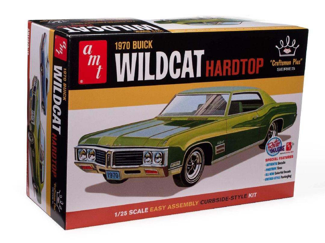 AMT 1/25 1970 Buick Wildcat Hardtop Model Kit (Level 2)
