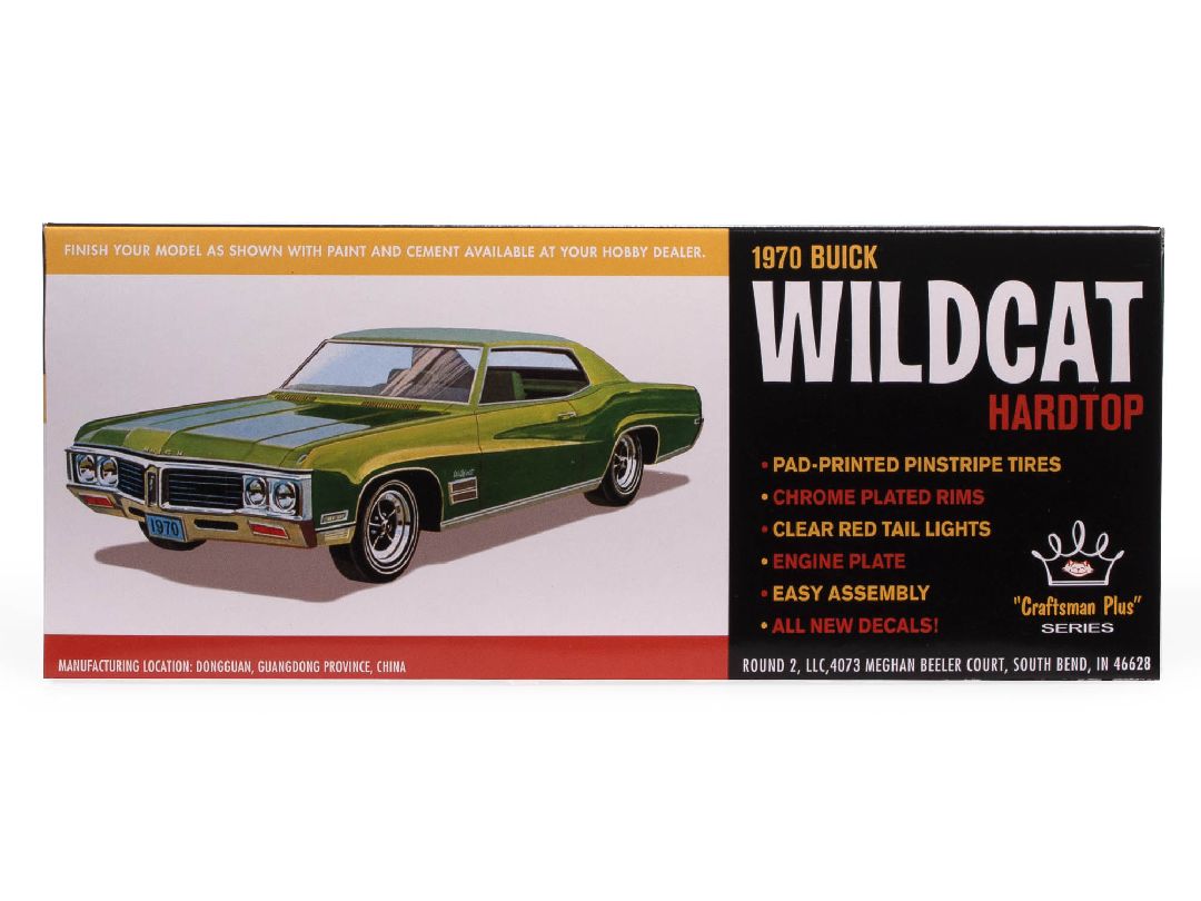 AMT 1/25 1970 Buick Wildcat Hardtop Model Kit (Level 2)