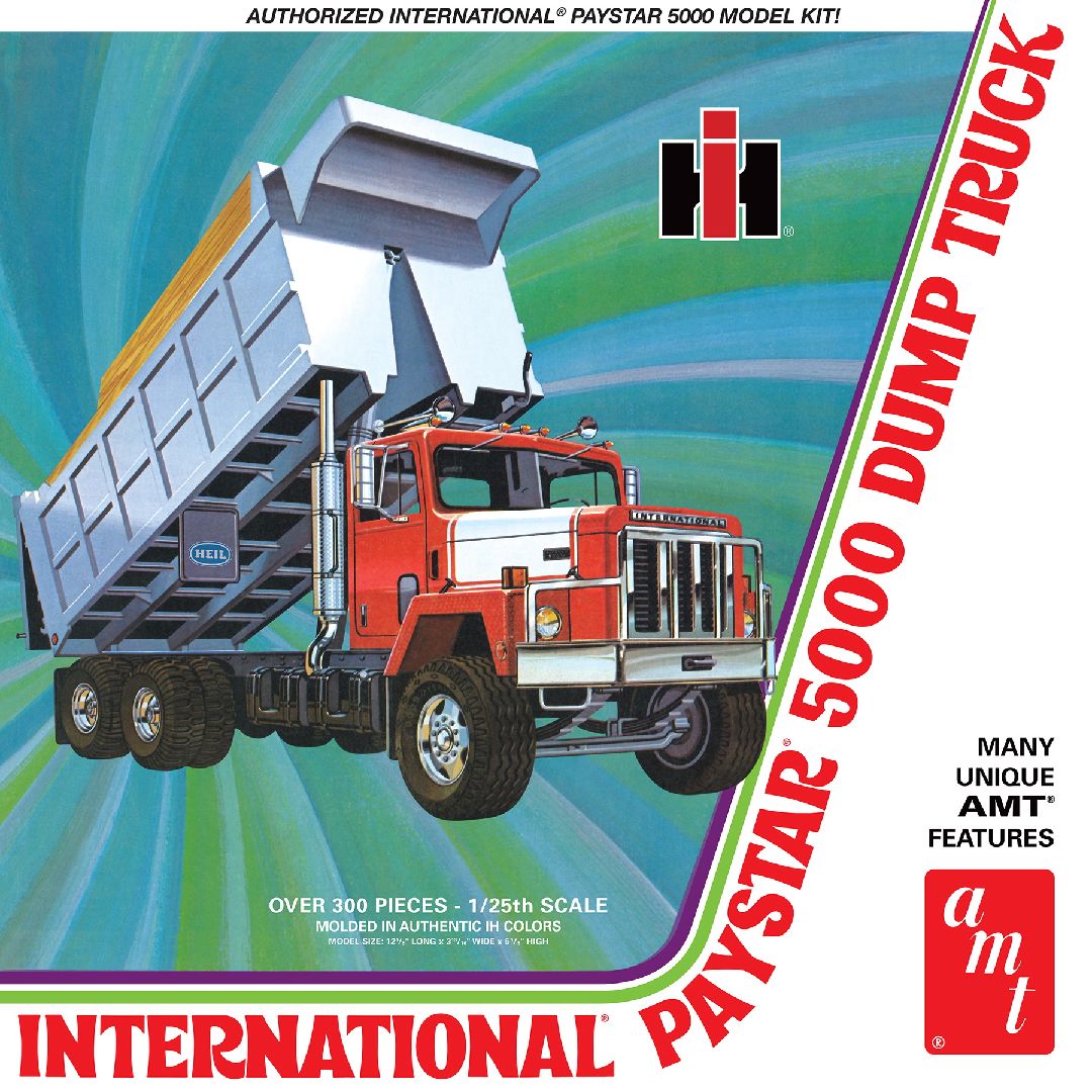 AMT 1/25 IH Paystar 5000 Dump Truck Model Kit (Level 3) - Click Image to Close