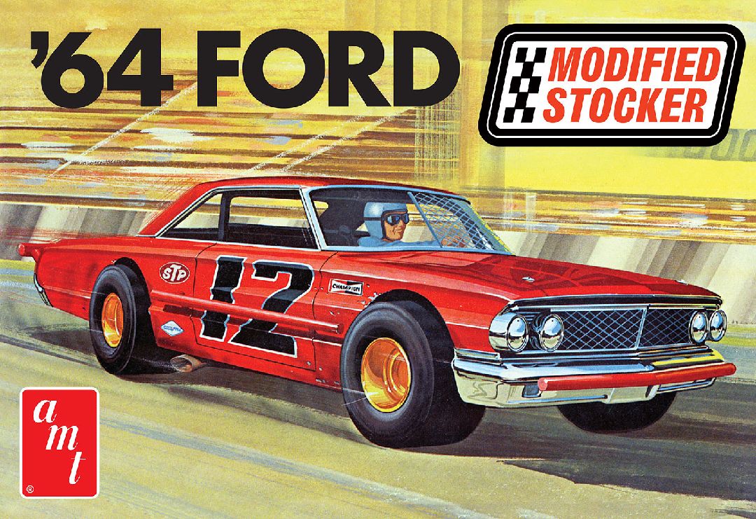 AMT 1/25 1964 Ford Galaxie Modified Stocker - Click Image to Close