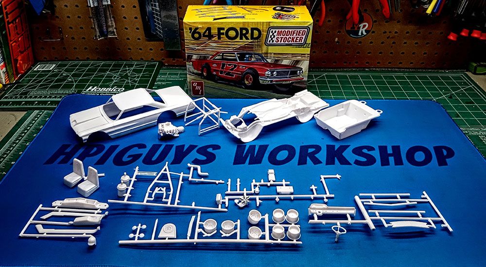 AMT 1/25 1964 Ford Galaxie Modified Stocker - Click Image to Close