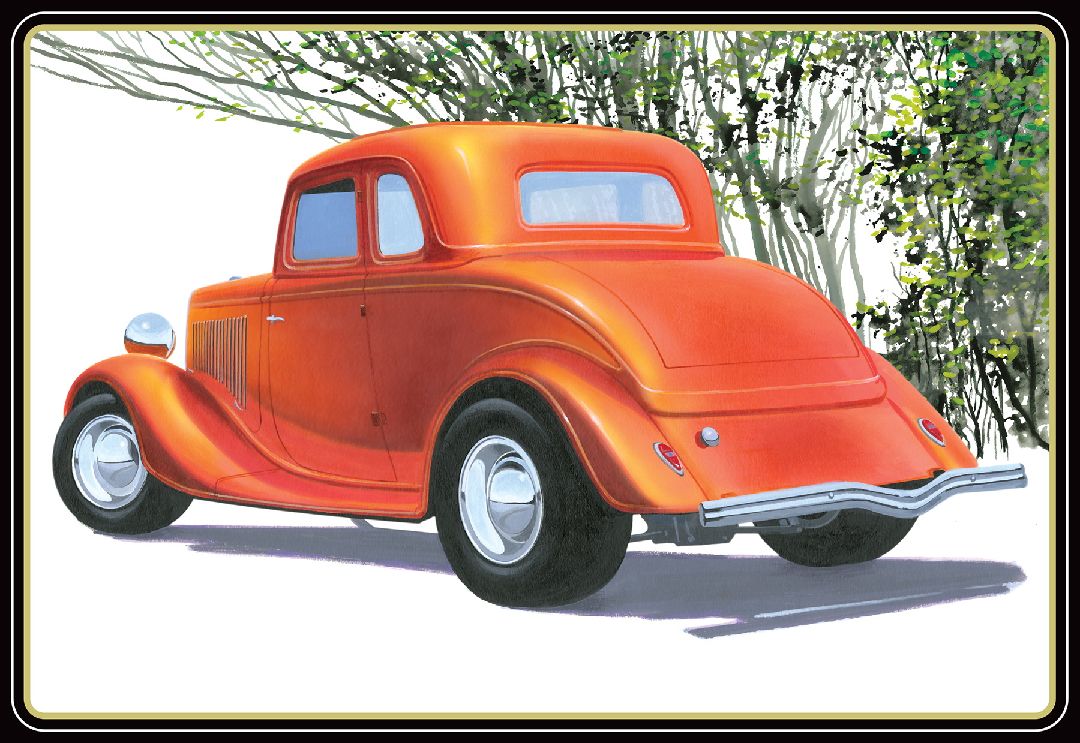 AMT 1/25 1934 Ford 5-Window Coupe Street Rod (Level 2)
