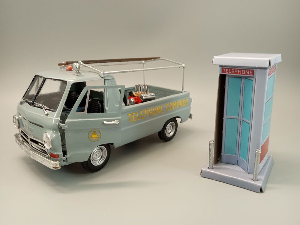 AMT 1/25 1966 Dodge A100 Pickup "Touch Tone Terror" - Click Image to Close