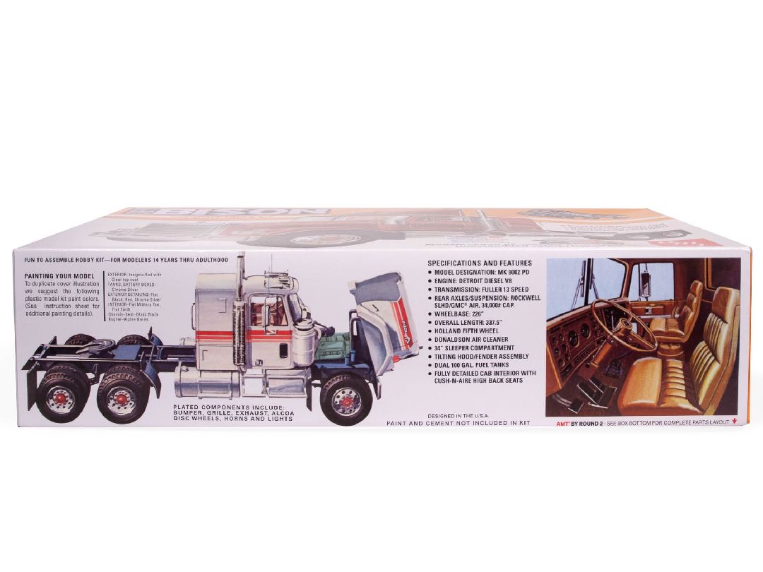 AMT 1/25 Chevrolet Bison Conventional Tractor Model (Level 3) - Click Image to Close