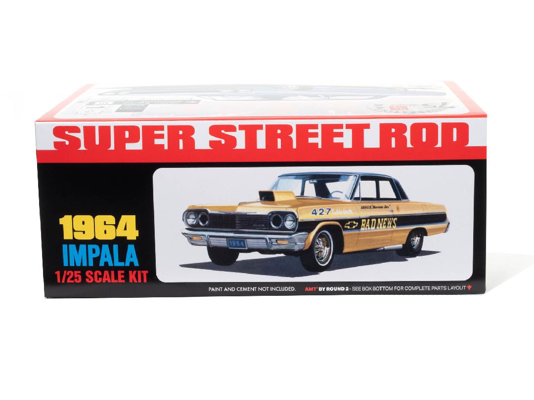 AMT 1/25 1964 Chevrolet Impala "Super Street Rod" - Click Image to Close