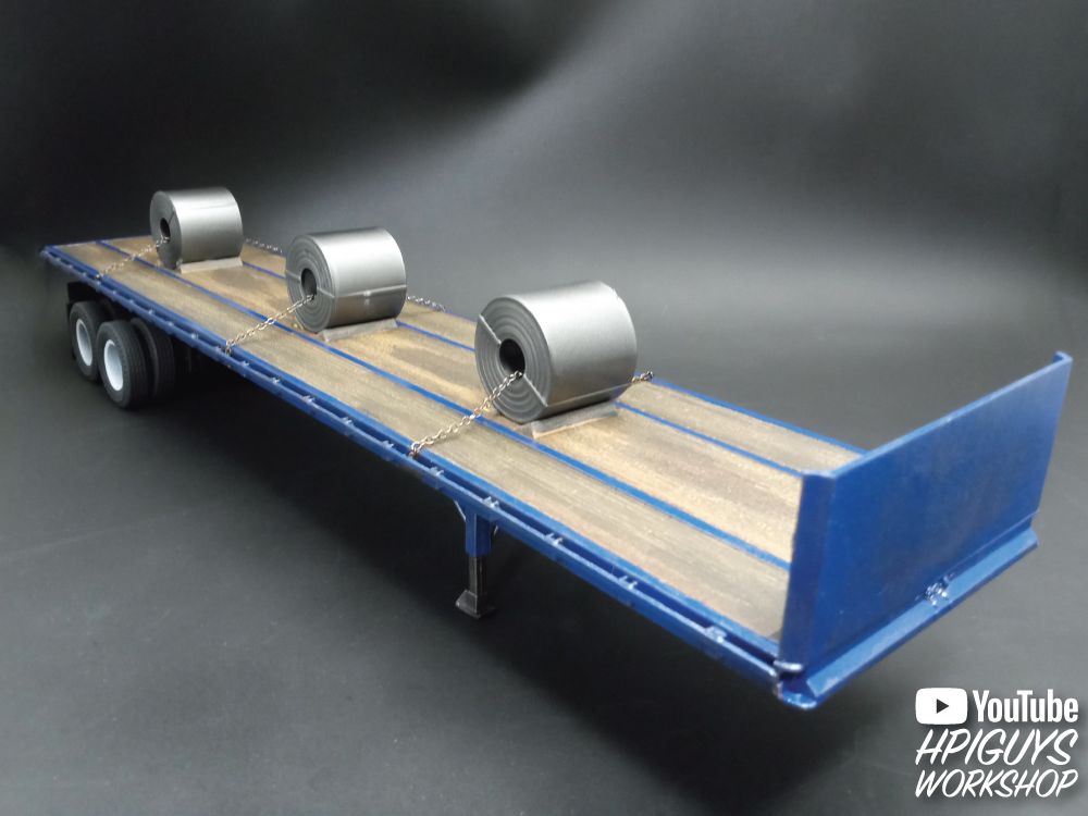 AMT 1/25 Fruehauf Flatbed Trailer