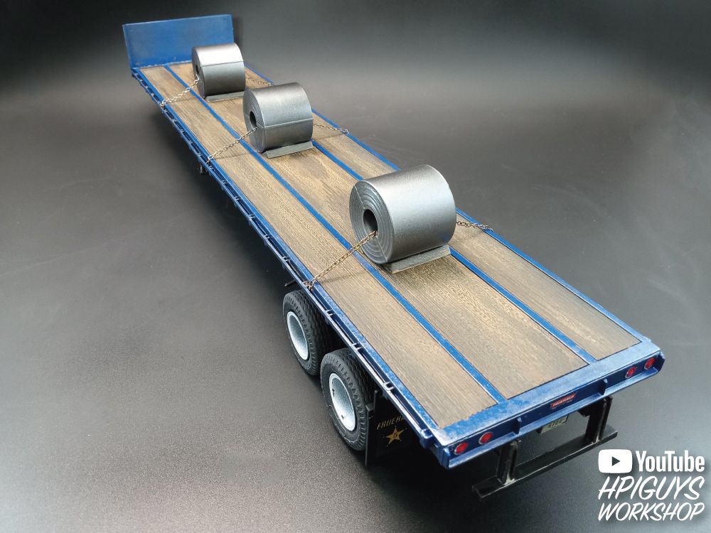 AMT 1/25 Fruehauf Flatbed Trailer