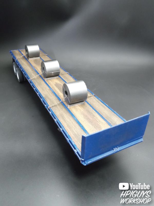 AMT 1/25 Fruehauf Flatbed Trailer - Click Image to Close