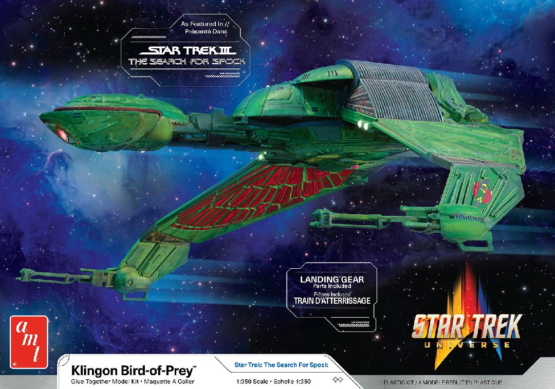 AMT 1/350 Star Trek Klingon Bird of Prey (Level 2)