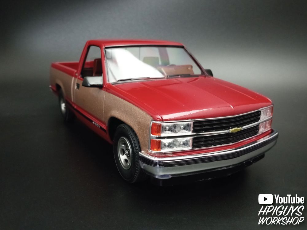 AMT 1/25 1992 Silverado Shortbed Fleetside Pickup Model Level 2