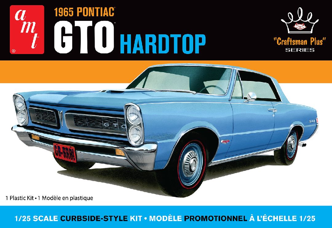 AMT 1/25 1965 Pontiac GTO Hardtop Craftsman Plus Model (Level 2) - Click Image to Close