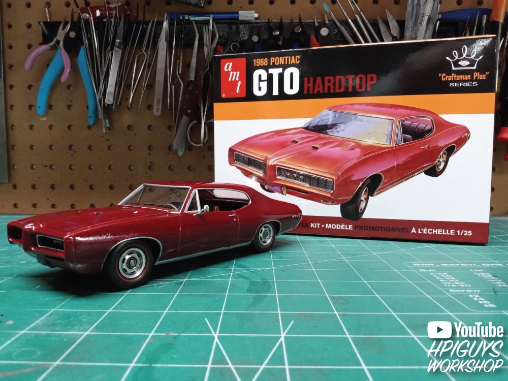 AMT 1/25 1968 Pontiac GTO Hardtop Craftsman Plus Model Kit