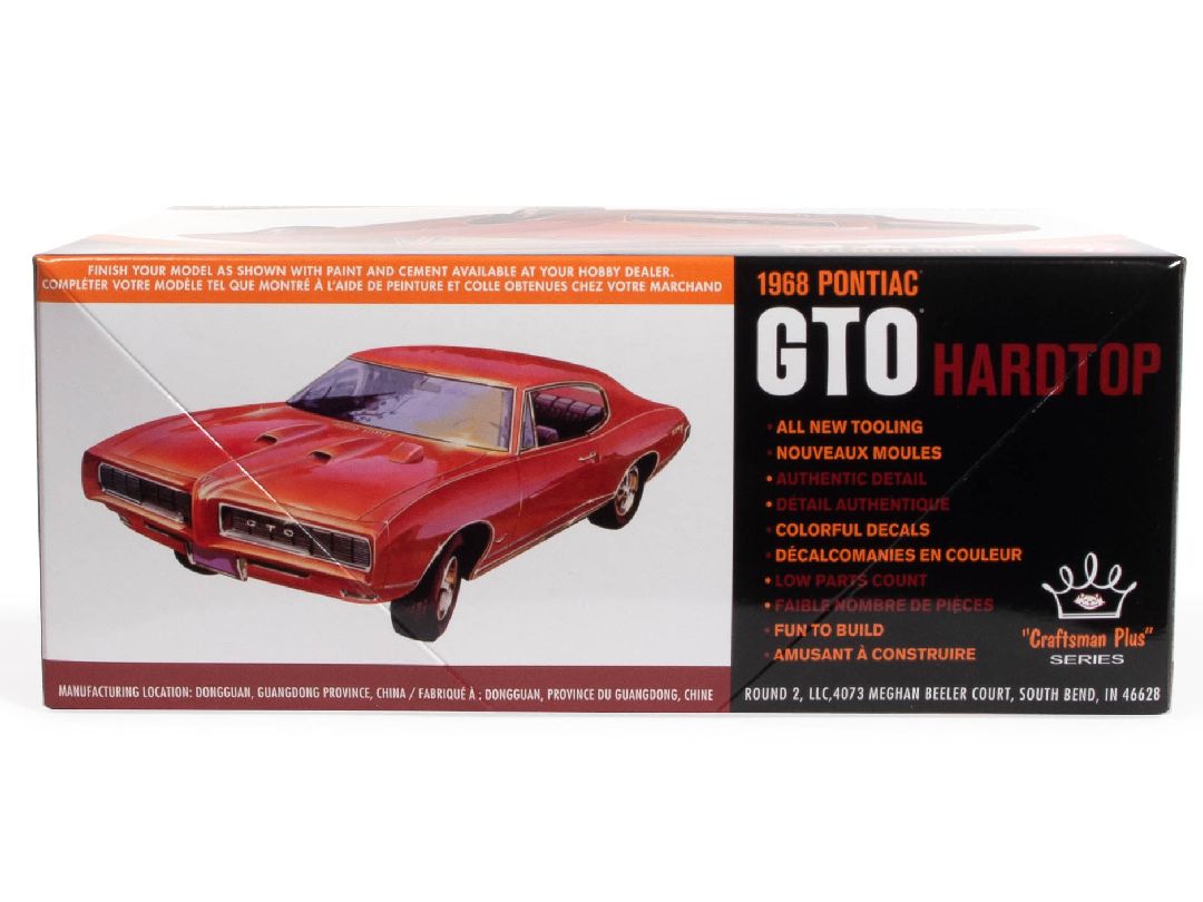 AMT 1/25 1968 Pontiac GTO Hardtop Craftsman Plus Model Kit