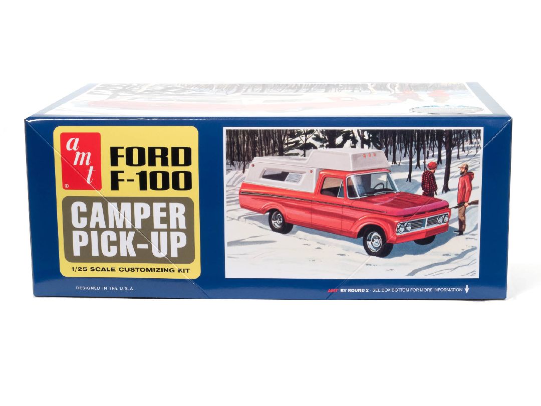 AMT 1/25 1963 Ford F100 Camper Pickup NEW TOOLING - Click Image to Close