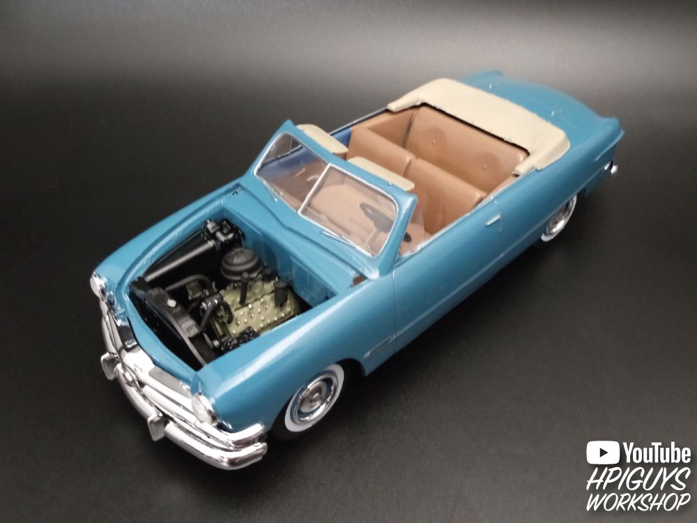 AMT 1/25 1950 Ford Convertible Street Rods Edition Model Kit - Click Image to Close