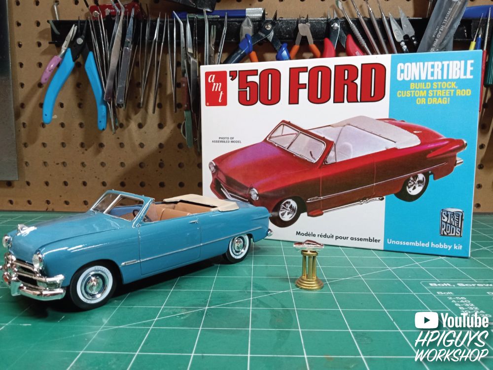 AMT 1/25 1950 Ford Convertible Street Rods Edition Model Kit - Click Image to Close