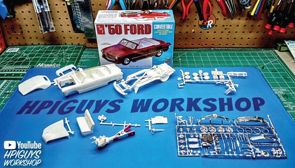 AMT 1/25 1950 Ford Convertible Street Rods Edition Model Kit