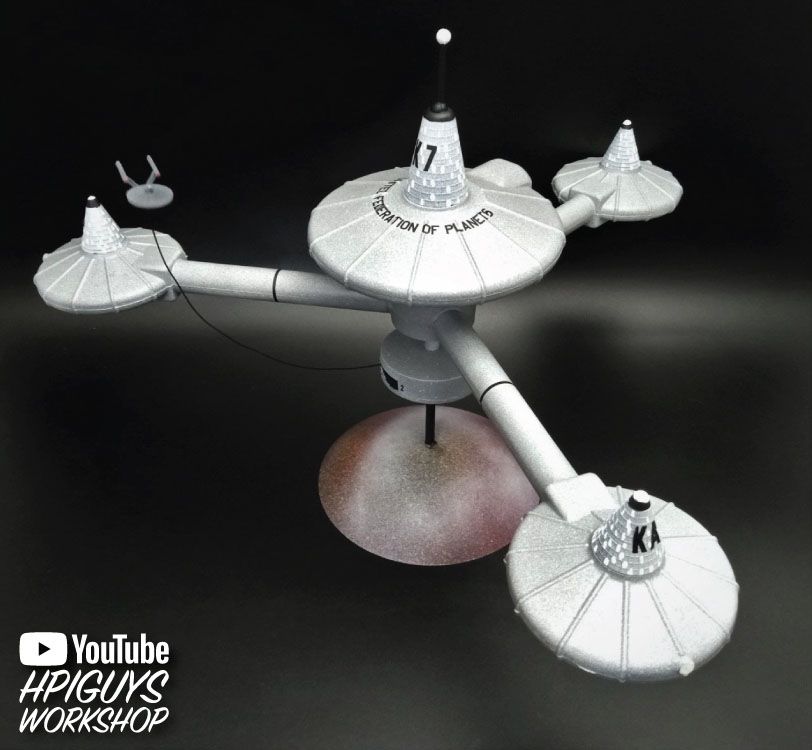 AMT 1/7600 Star Trek K-7 Space Station - Click Image to Close