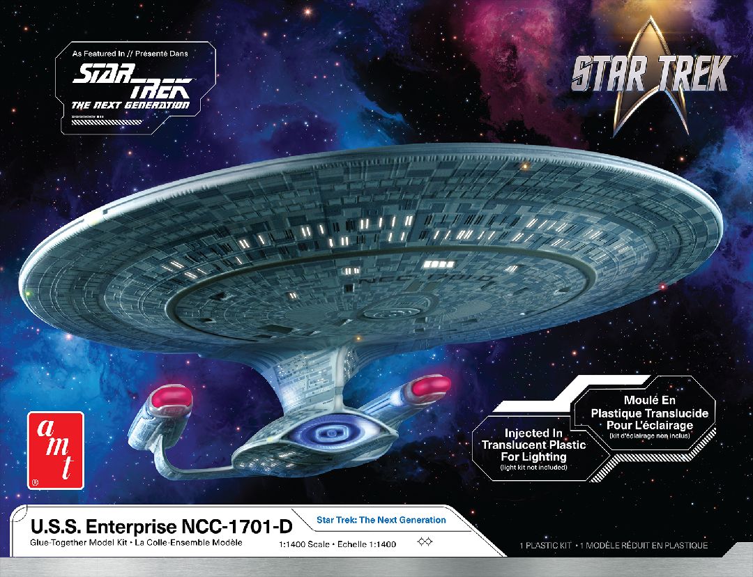 AMT 1/1400 Star Trek: The Next Generation U.S.S. Enterprise - Click Image to Close