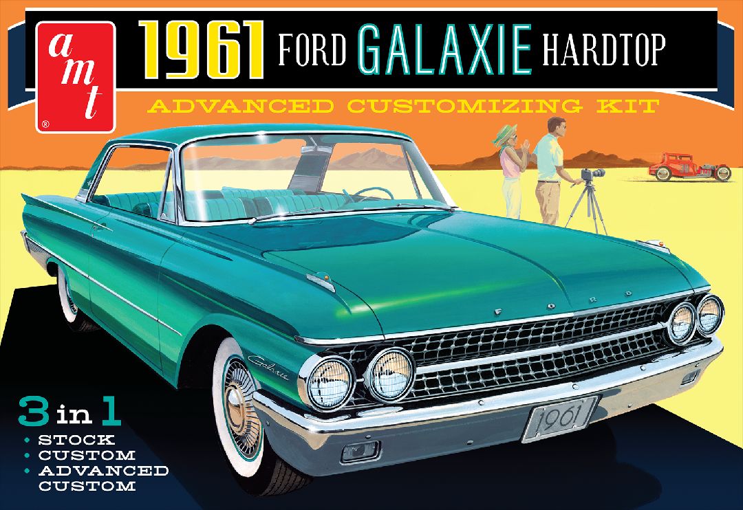 AMT 1/25 1961 Ford Galaxie Hardtop - Click Image to Close