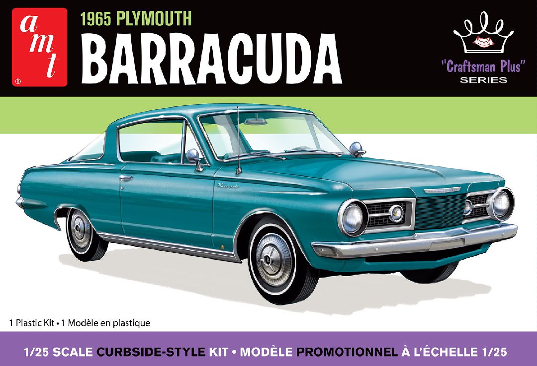 AMT 1/25 1965 Plymouth Barracuda Craftsman Plus (Level 2)