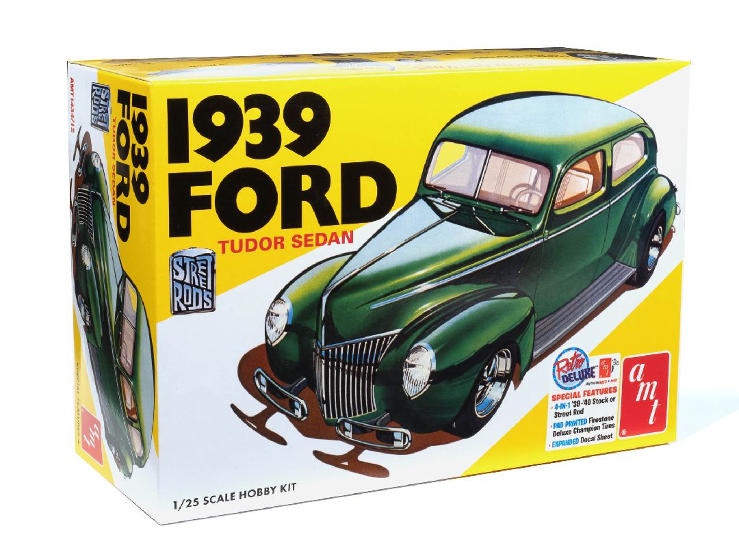 AMT 1/25 1939 Ford Sedan Street Rod Series Model Kit