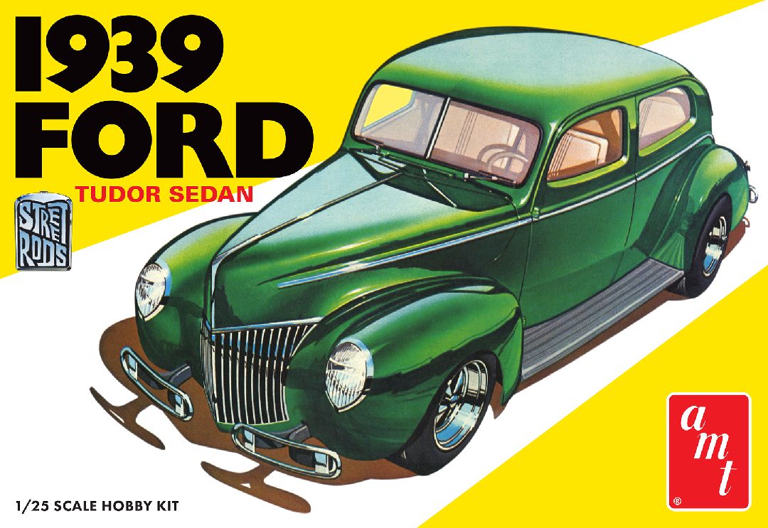 AMT 1/25 1939 Ford Sedan Street Rod Series Model Kit - Click Image to Close