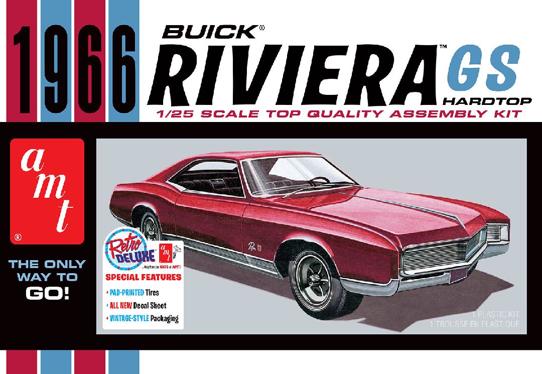 AMT 1/25 1966 Buick Riviera GS (Level 2) - Click Image to Close
