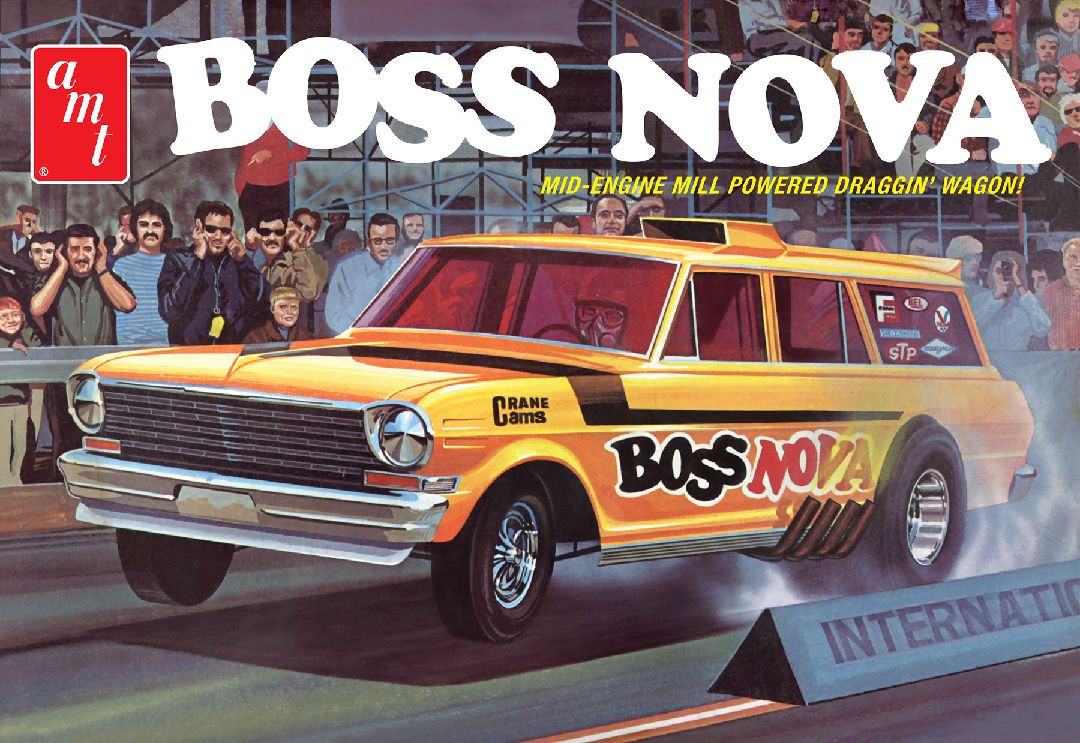 AMT 1/25 Boss Nova Funny Car Model Kit