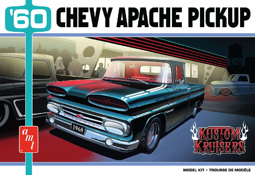 AMT 1/25 1960 Chevy Apache Pickup Street Machine (Level 2) - Click Image to Close