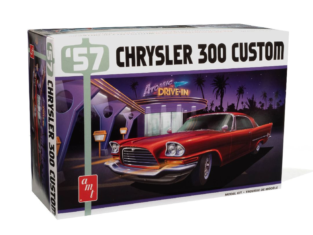 AMT 1/25 1957 Chrysler 300 Custom Version - Click Image to Close