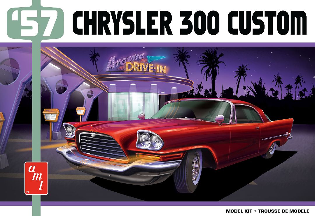 AMT 1/25 1957 Chrysler 300 Custom Version - Click Image to Close