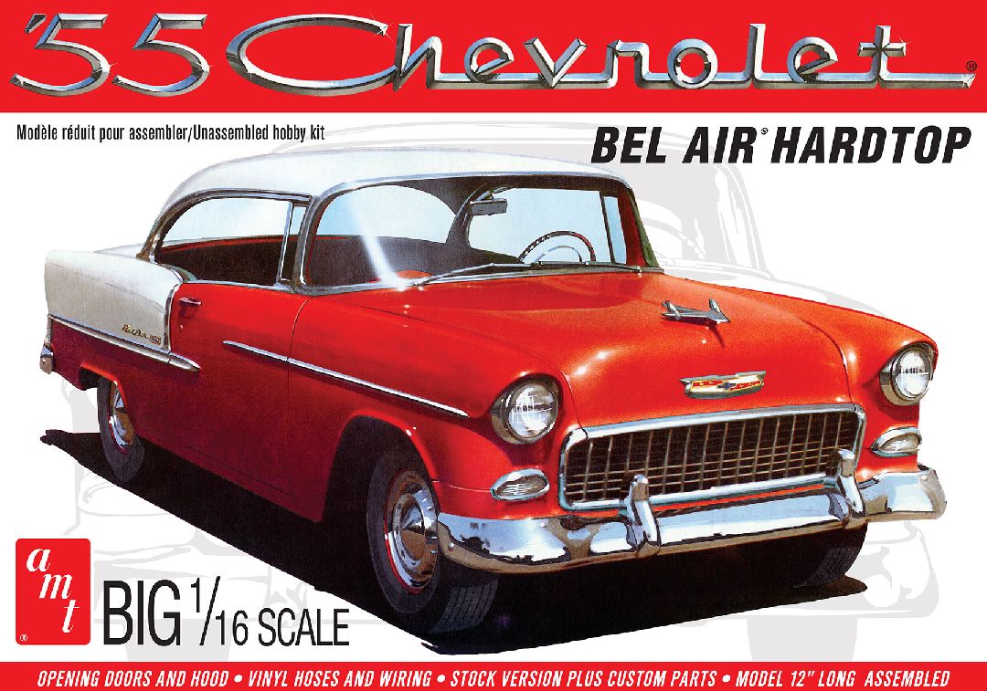 AMT 1/16 1955 Chevy Bel Air Hardtop