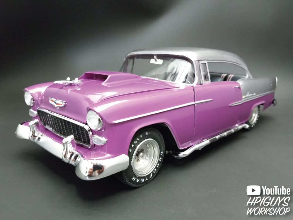 AMT 1/16 1955 Chevy Bel Air Hardtop - Click Image to Close