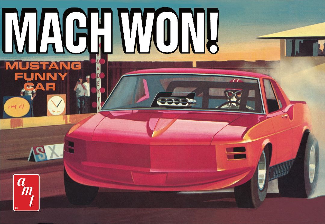 AMT 1/25 1970 Ford Mustang Funny Car Mach Won