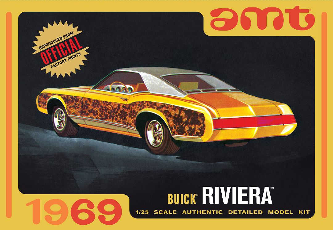 AMT 1/25 1969 Buick Riviera Model Kit (Level 2)